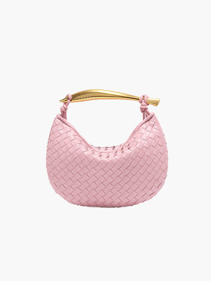 Borsa Donna in Ecopelle Intrecciata Tracolla