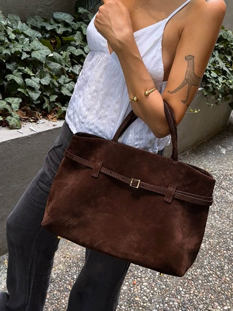 Borsa Donna in Pelle Scamosciata Elegante