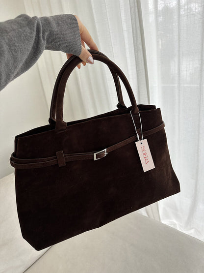 Borsa Donna in Pelle Scamosciata Elegante