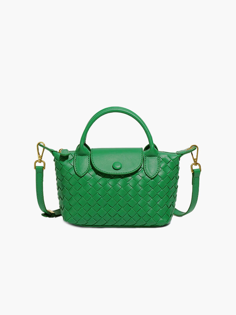 Borsa Mini Donna in Ecopelle Intrecciata