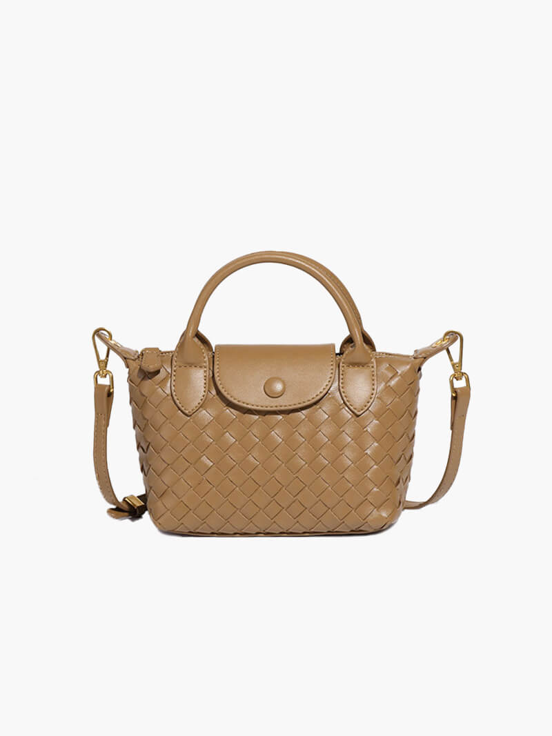 Borsa Mini Donna in Ecopelle Intrecciata