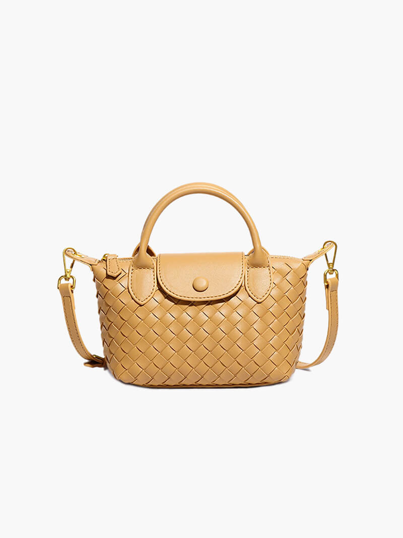 Borsa Mini Donna in Ecopelle Intrecciata