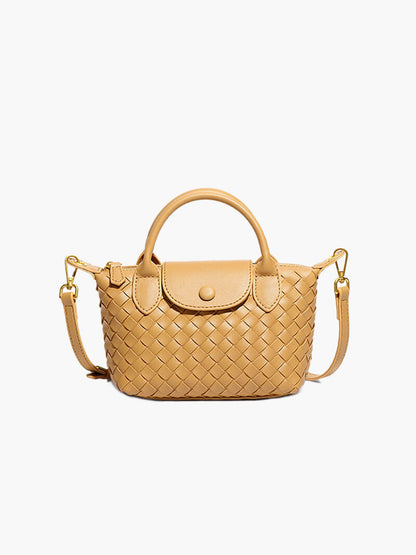 Borsa Mini Donna in Ecopelle Intrecciata