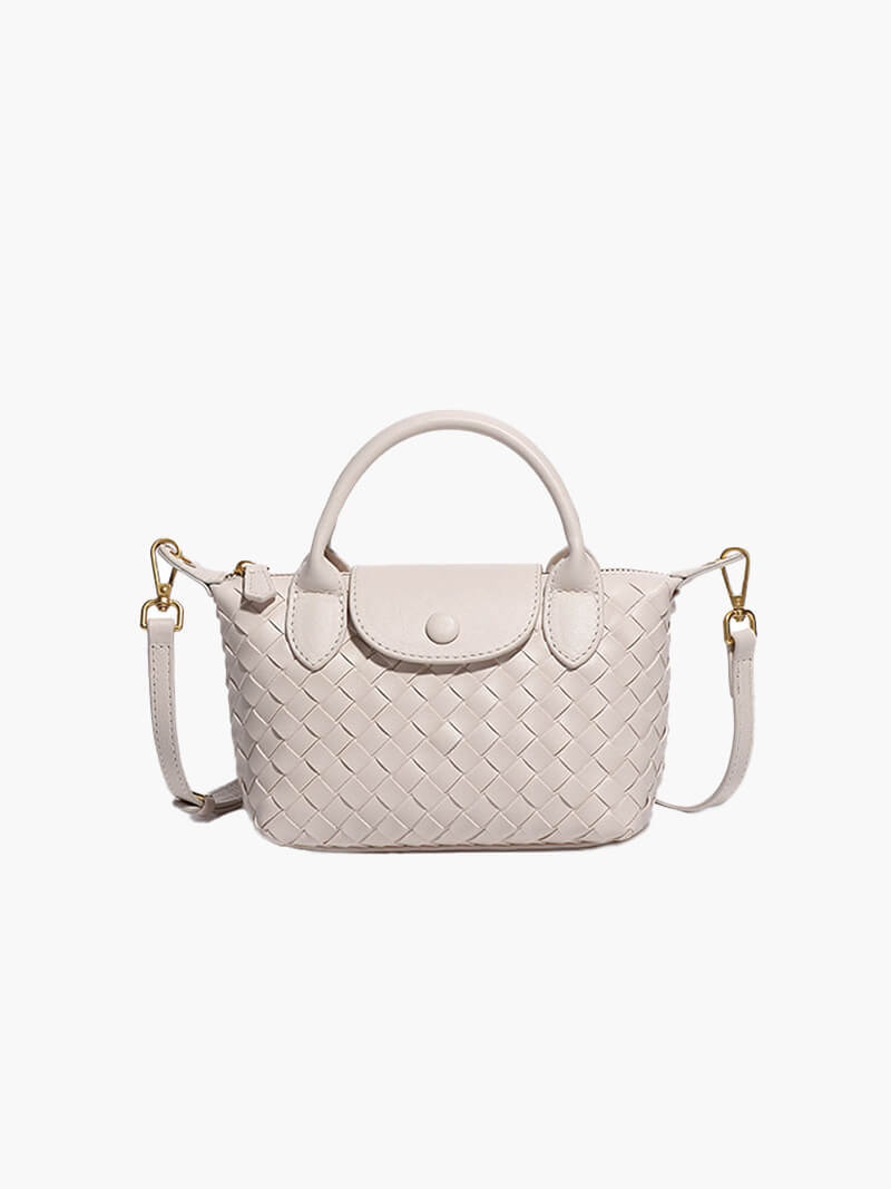 Borsa Mini Donna in Ecopelle Intrecciata