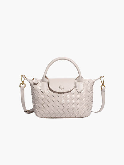 Borsa Mini Donna in Ecopelle Intrecciata