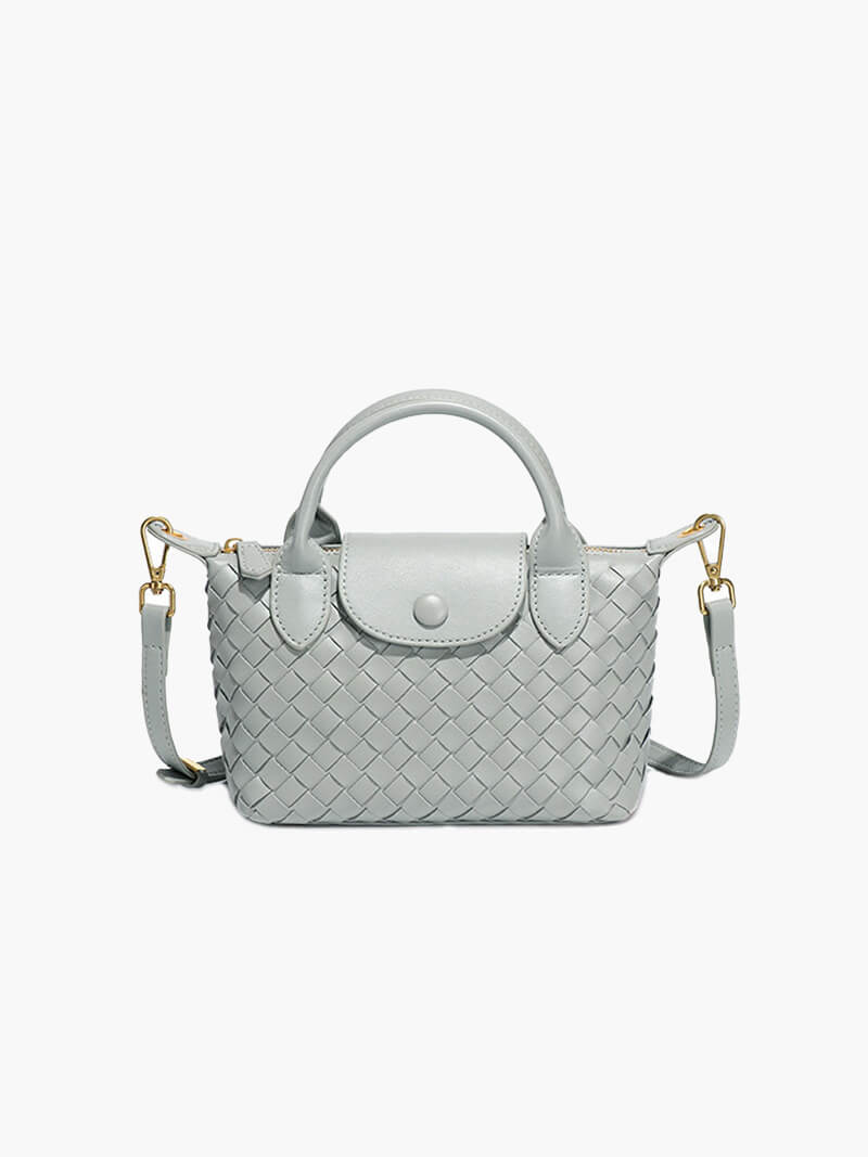 Borsa Mini Donna in Ecopelle Intrecciata