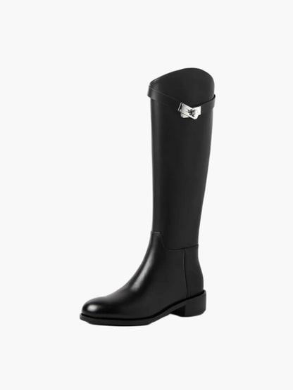 Stivali Donna Eleganti in Pelle Morbida Slim Fit