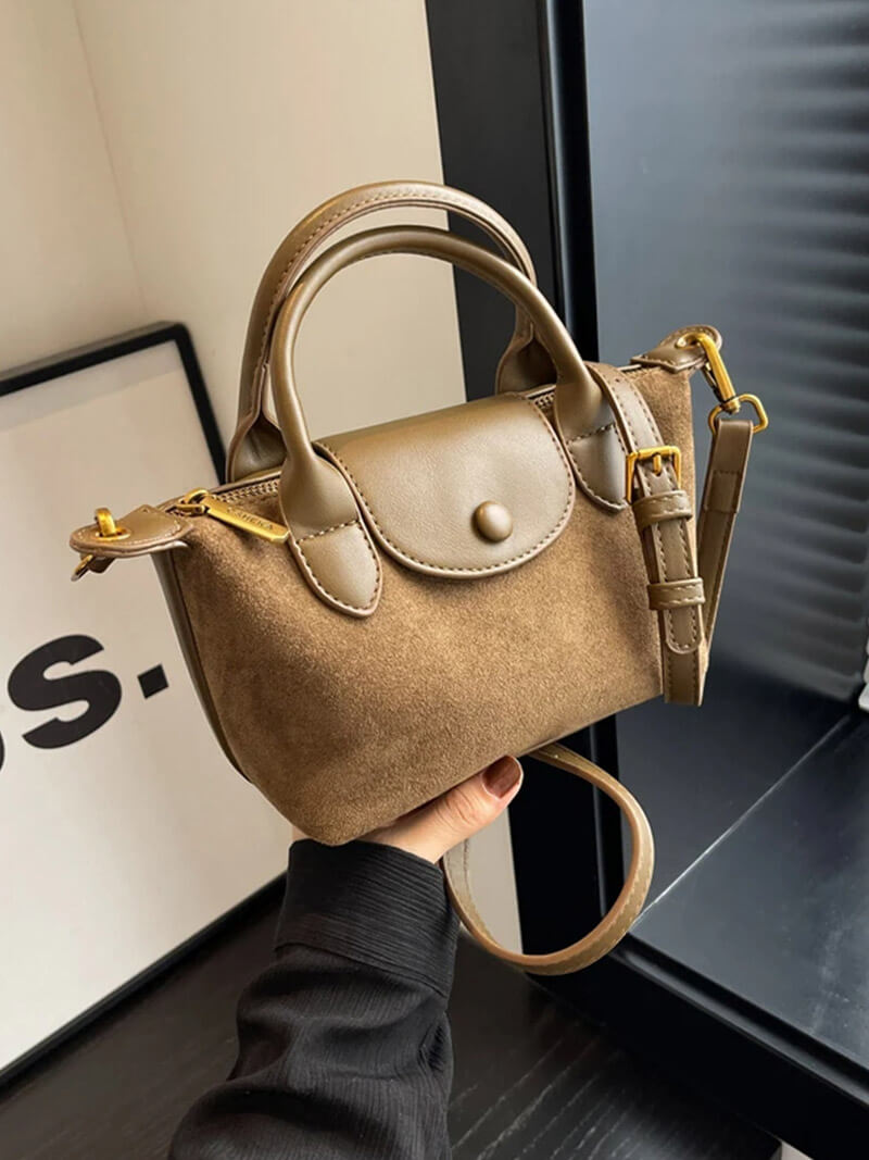 Borsa Donna Mini in Camoscio Stile Elegante