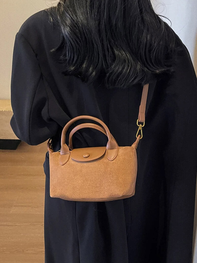 Borsa Donna Mini in Camoscio Stile Elegante