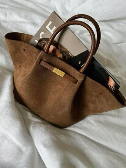 Borsa Donna in Pelle Scamosciata Stile Moderno