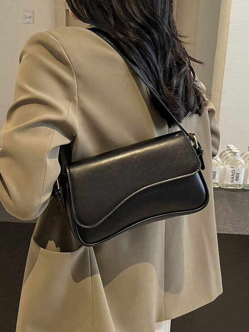 Borsa a Spalla Donna in Pelle Stile Classico