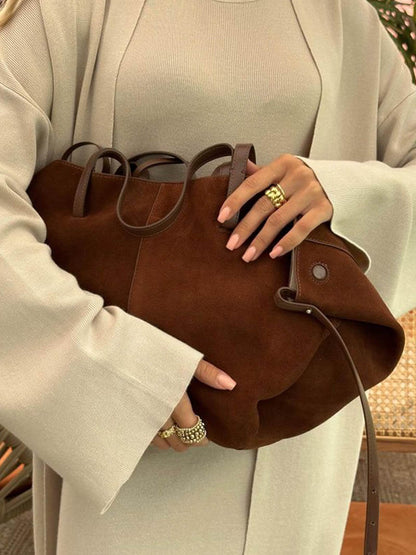 Shopper Donna in Camoscio Capiente