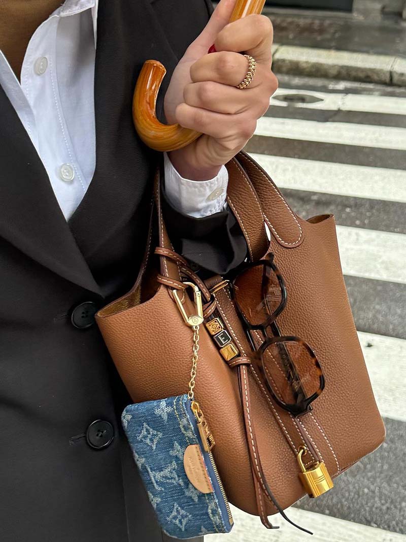 Borsa a Secchiello Donna in Ecopelle Stile Elegante