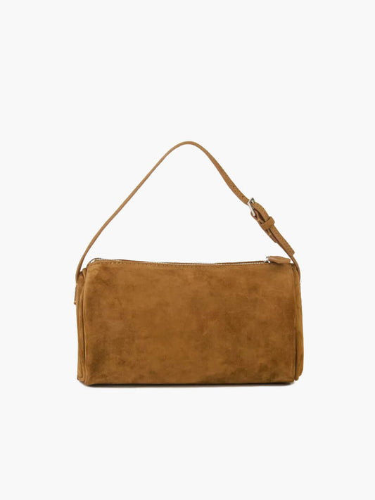 Borsa a Spalla Donna in Pelle Scamosciata Elegante - Brentozzi