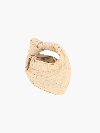 Borsa Mini Donna in Pelle Scamosciata Intrecciata