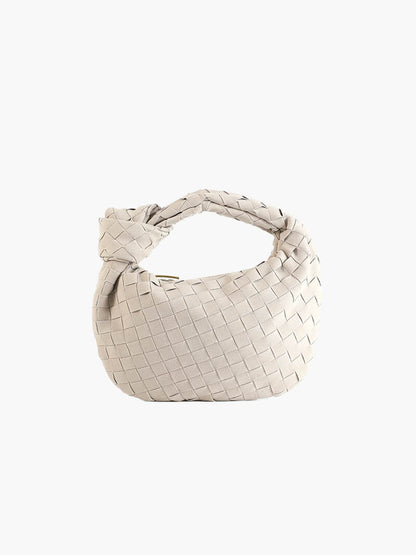 Borsa Mini Donna in Pelle Scamosciata Intrecciata