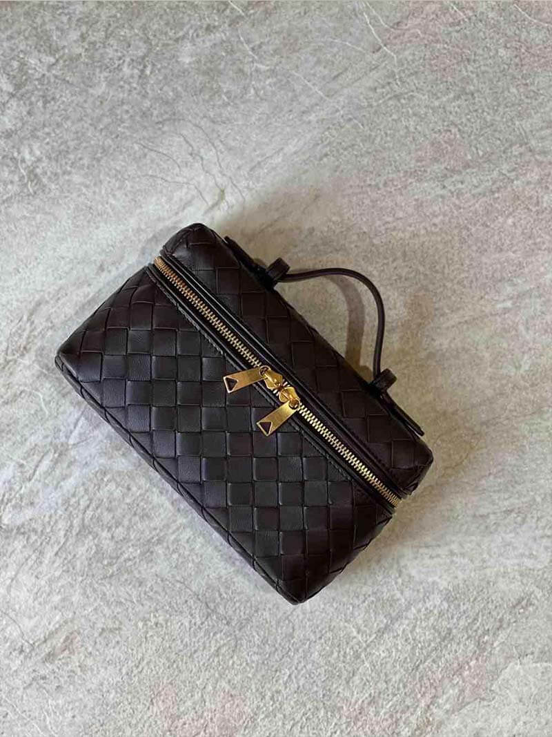 Borsa Tracolla Donna in Ecopelle Intrecciata Compatta