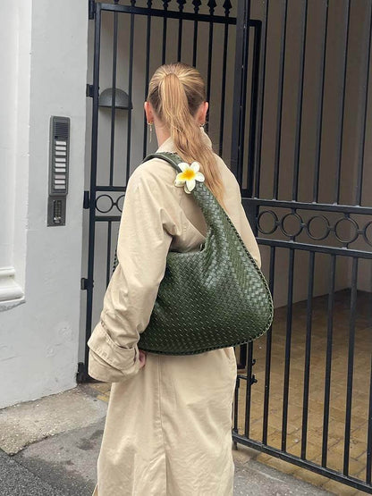 Borsa Hobo Donna Intrecciata Grande