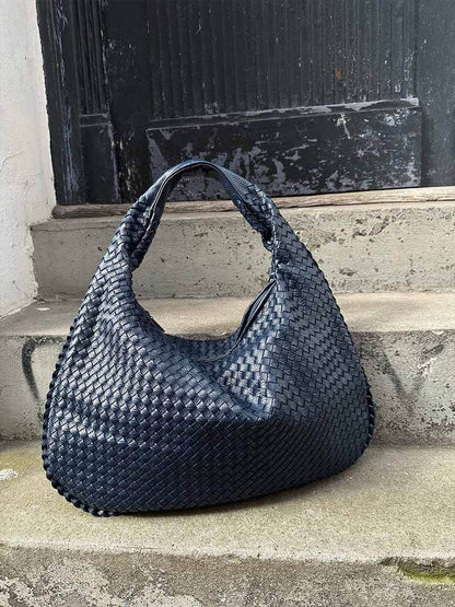 Borsa Hobo Donna Intrecciata Grande
