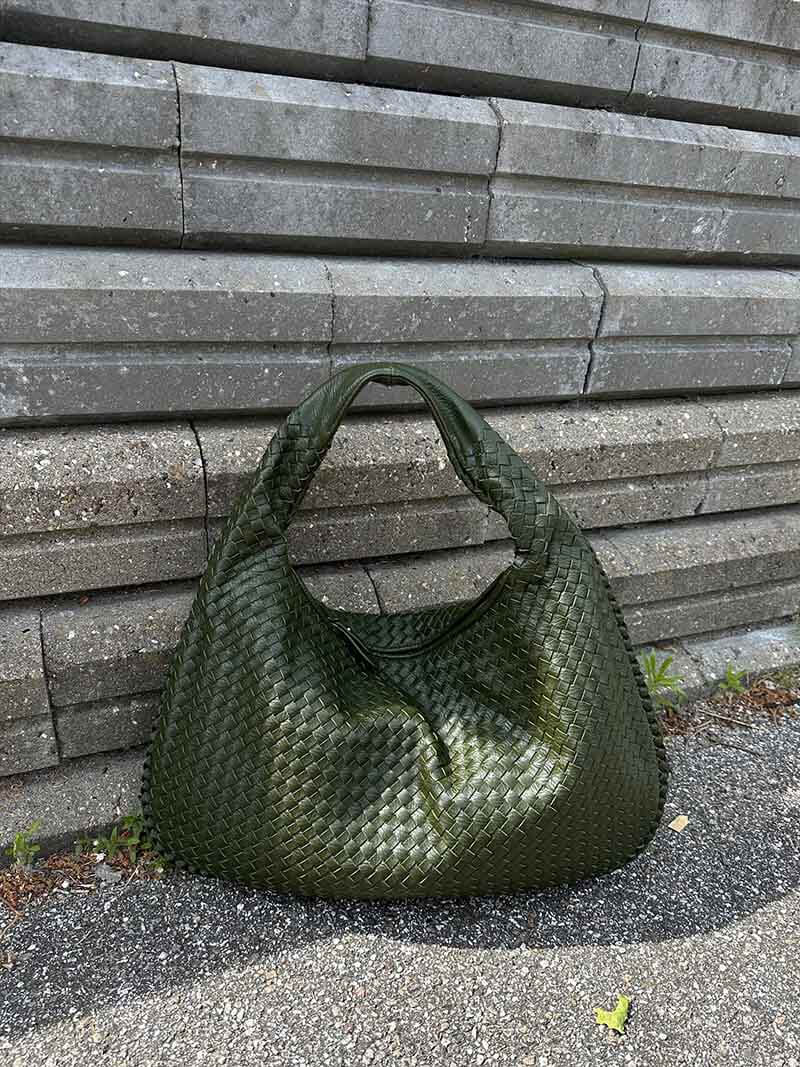 Borsa Hobo Donna Intrecciata Grande