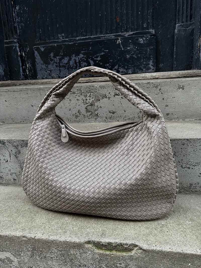 Borsa Hobo Donna Intrecciata Grande