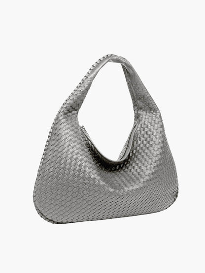 Borsa Hobo Donna Intrecciata Grande