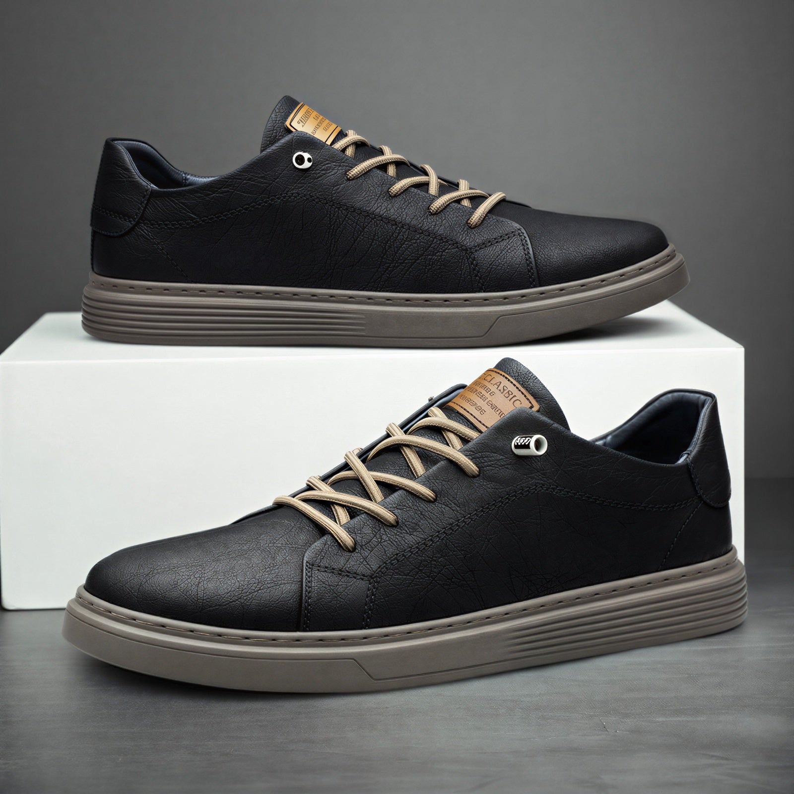 Sneakers Uomo Casual in Pelle Low - Vesarelli