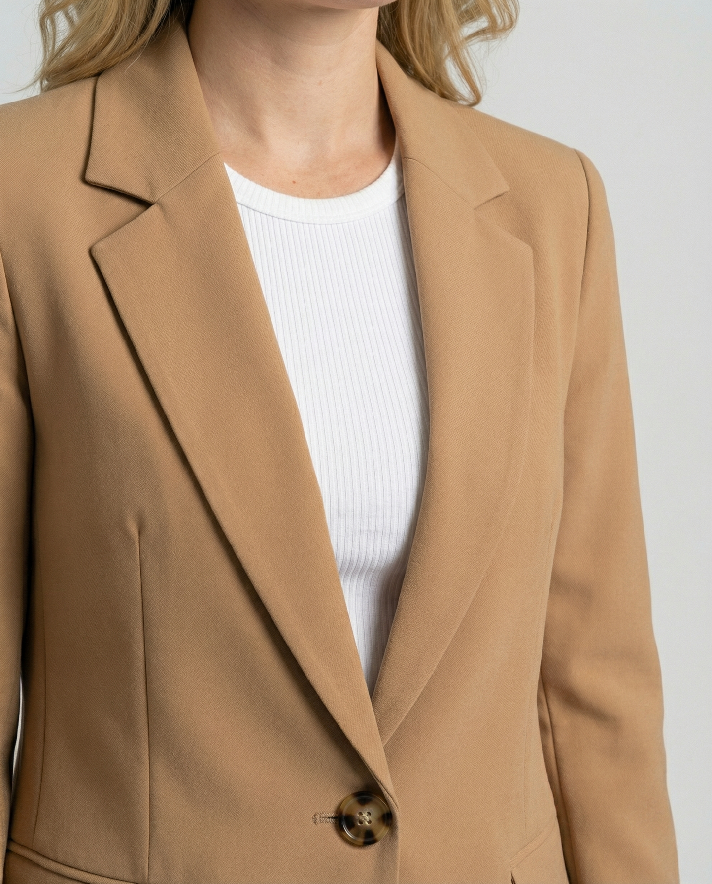 Blazer Donna con Rever Classico Vestibilità Regular