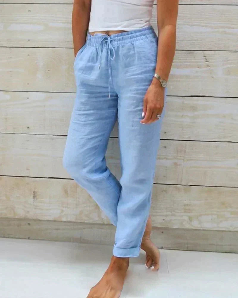 Pantaloni Donna Comodi Vestibilità Regular