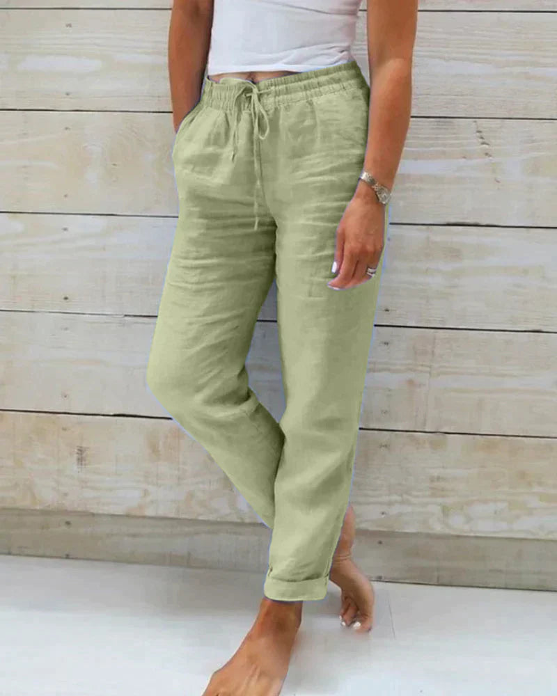 Pantaloni Donna Comodi Vestibilità Regular