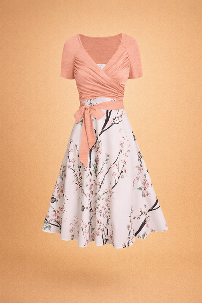 Camicetta Donna in Viscosa Stampa Tie-Dye Elegante
