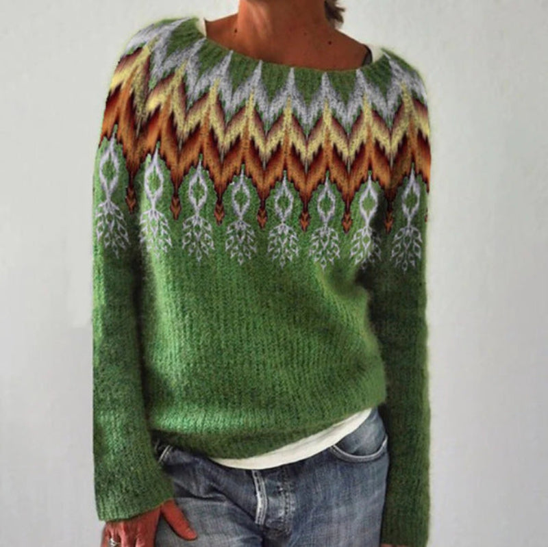 Maglione Donna Cashmere Morbido Manica Lunga Autunno Inverno