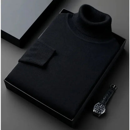 Maglione Uomo Slim Fit Maglia Lunga Manica Lavorata - Brentozzi