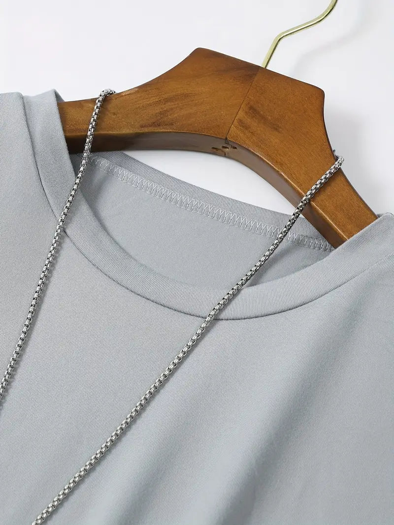 T-shirt Uomo Cotone Girocollo Manica Corta