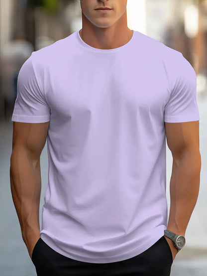 T-shirt Uomo Cotone Girocollo Manica Corta