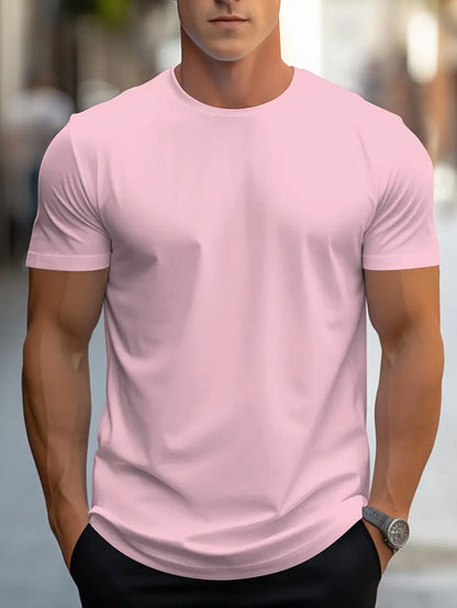 T-shirt Uomo Cotone Girocollo Manica Corta