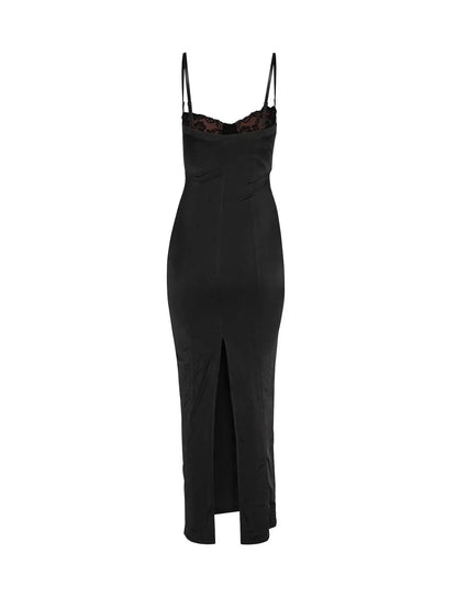 Abito Lungo Donna Stile Semplice Fluttuante