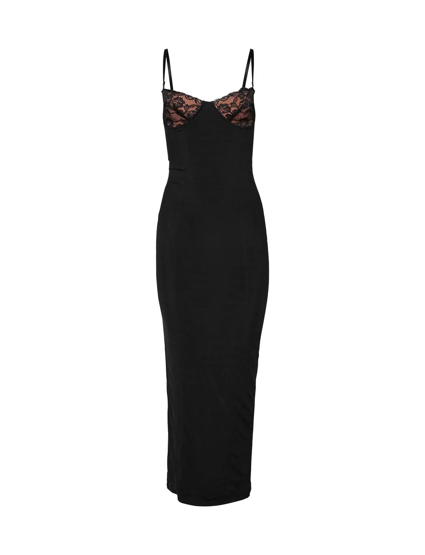 Abito Lungo Donna Stile Semplice Fluttuante