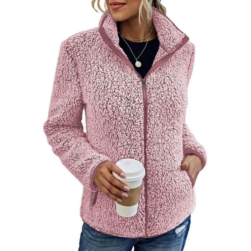Giacca Donna in Pile Morbido Calda Outdoor