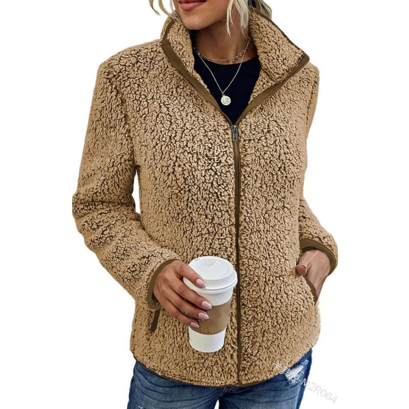 Giacca Donna in Pile Morbido Calda Outdoor