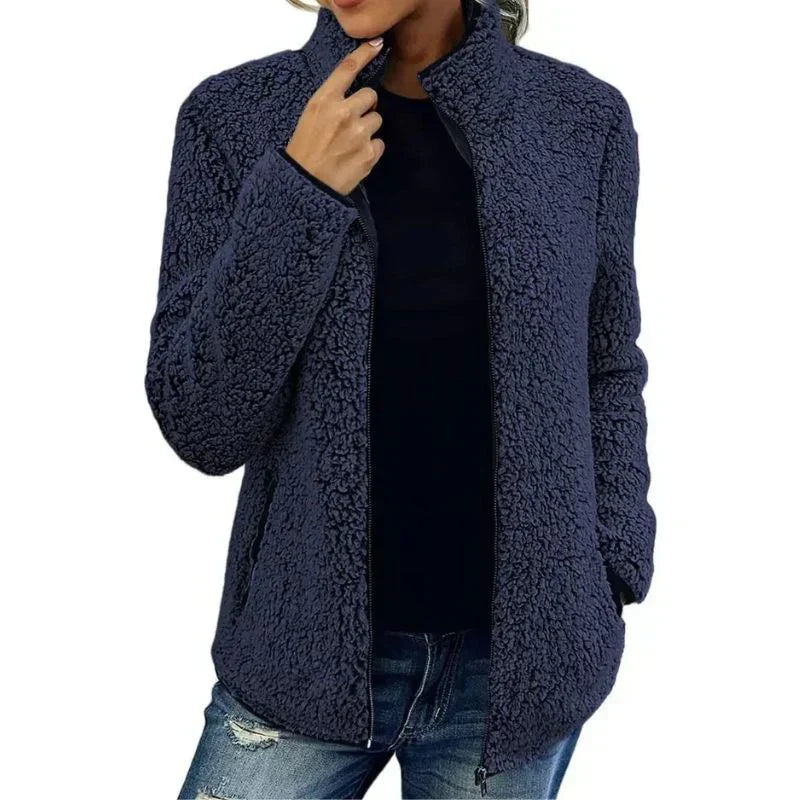Giacca Donna in Pile Morbido Calda Outdoor