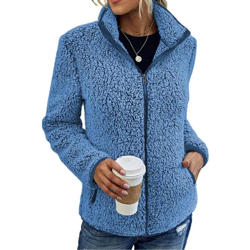 Giacca Donna in Pile Morbido Calda Outdoor