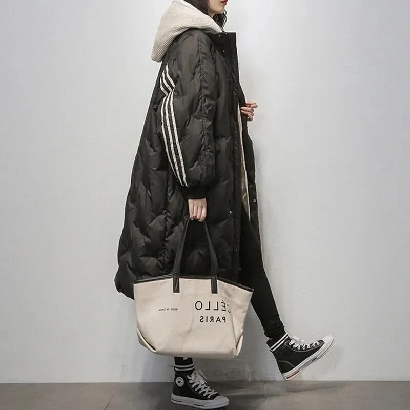 Piumino Donna Imbottitura Leggera Vestibilità Lunga