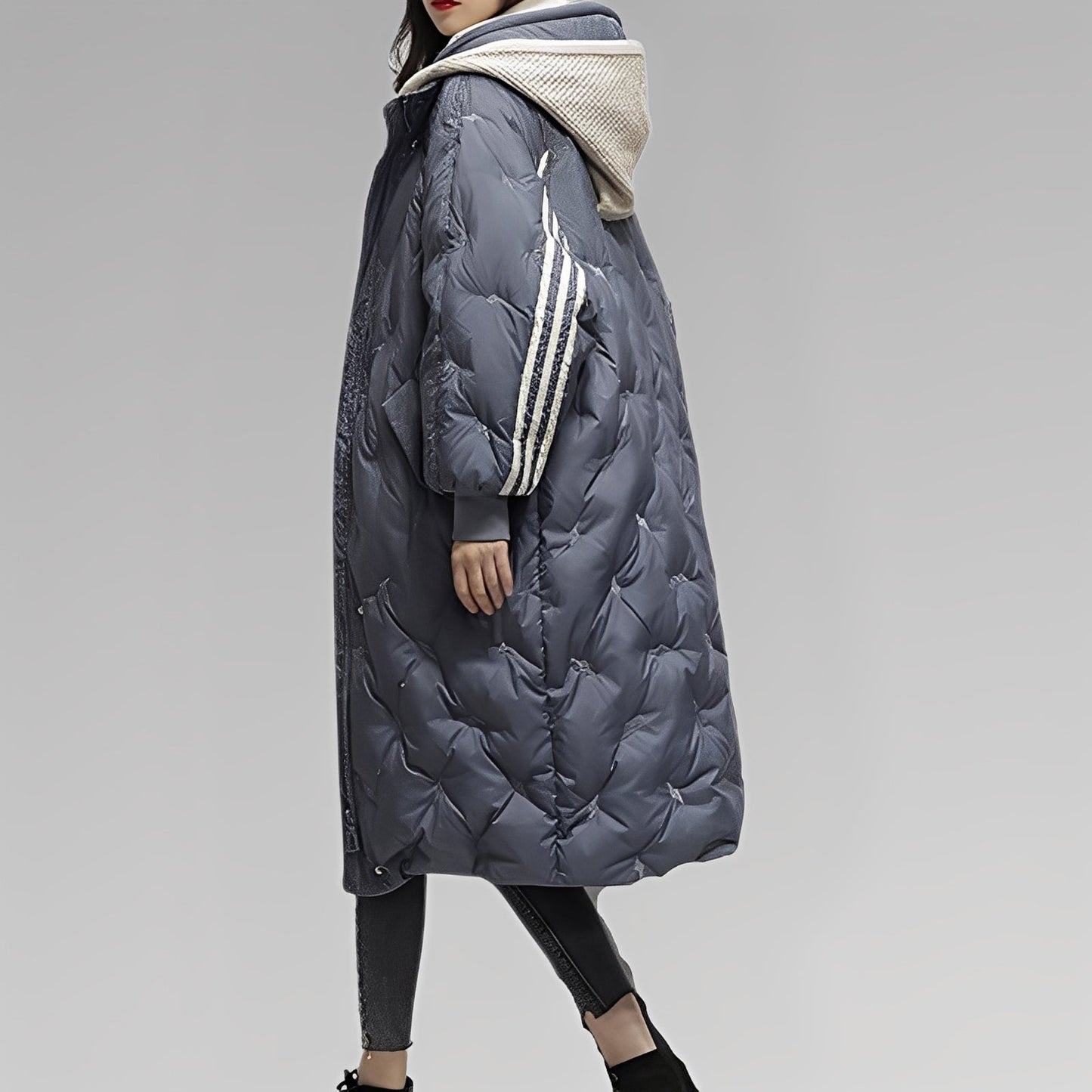 Piumino Donna Imbottitura Leggera Vestibilità Lunga