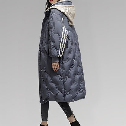 Piumino Donna Imbottitura Leggera Vestibilità Lunga