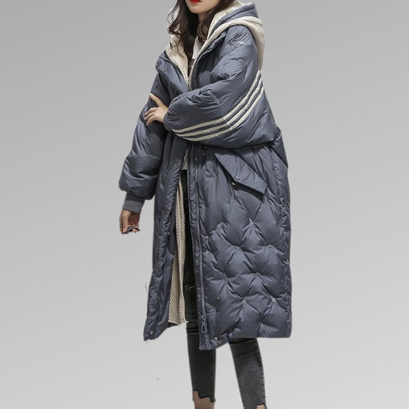 Piumino Donna Imbottitura Leggera Vestibilità Lunga