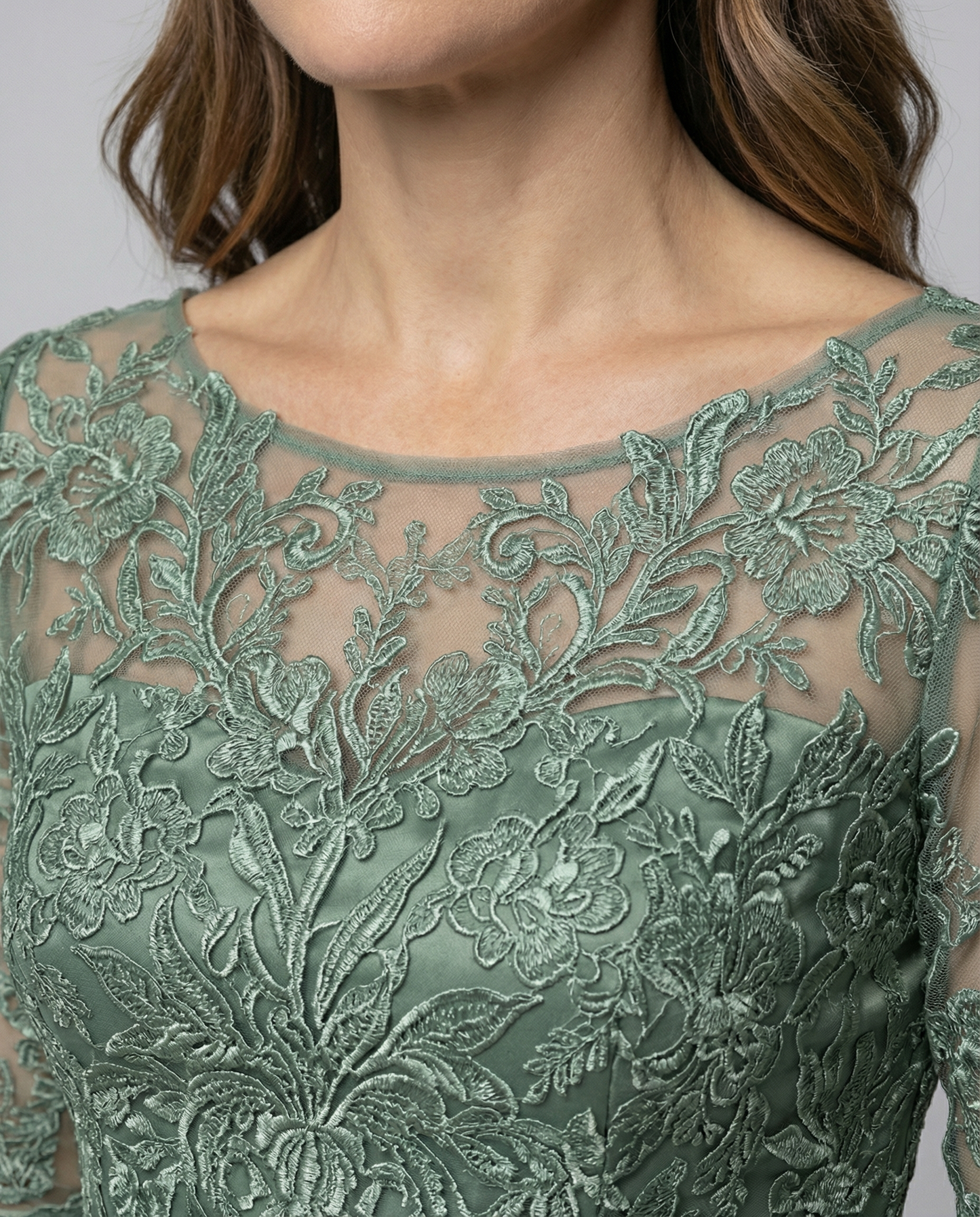 Abito Midi Donna Elegante Svasato