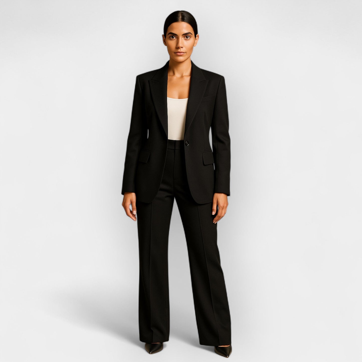 Pantaloni Donna Completo Moderno Taglio Slim