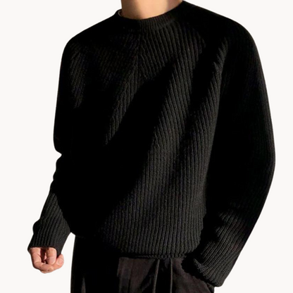 Maglione Uomo Costine Leggero Morbido Classico