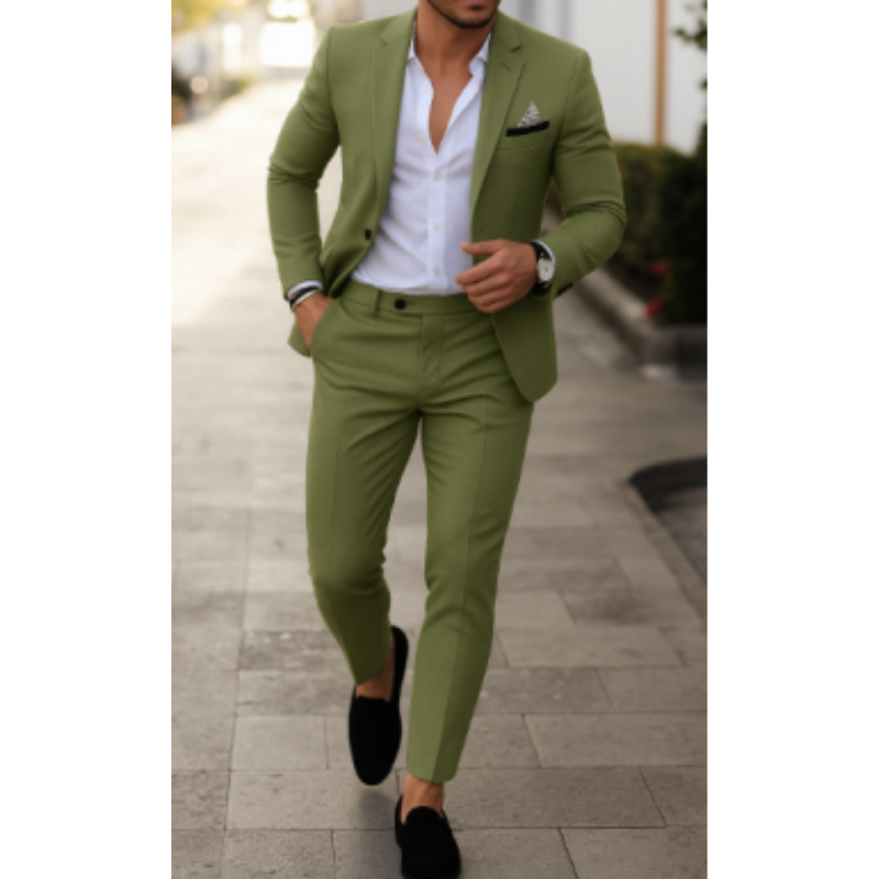 Completo Uomo Due Pezzi Blazer e Pantaloni Coordinati